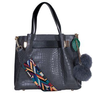 Faux Alligator Tote